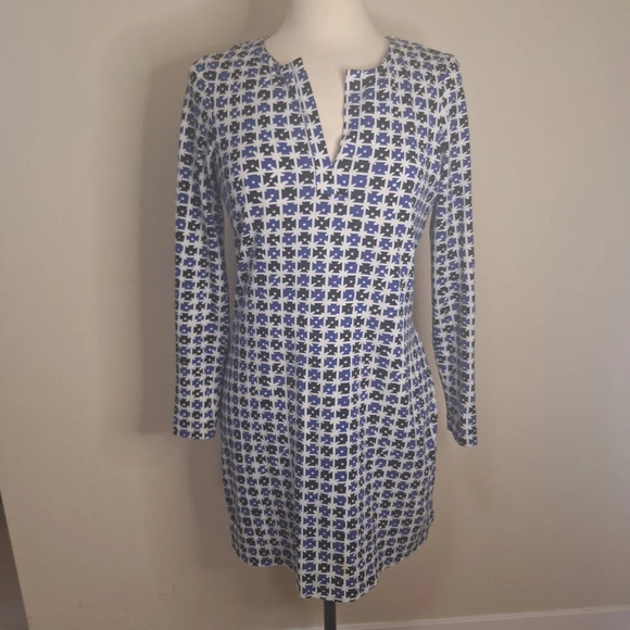 Diane Von Furstenberg Reina Check dot print dress  SZ 8 - Picture 3 of 11
